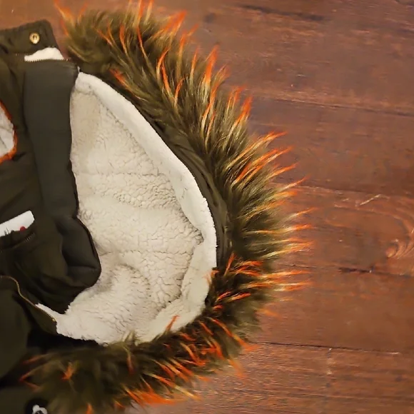 Appaman Girl's Olive Green Parka Jacket Size 10 Puffers